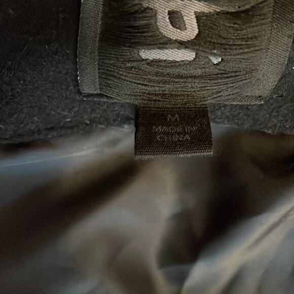 Ksubi Bomber Jacket Leather Sleeves Size M Heroism Globe RARE - Picture 12 of 13